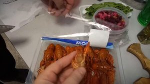 Раки, варёные, из магаза