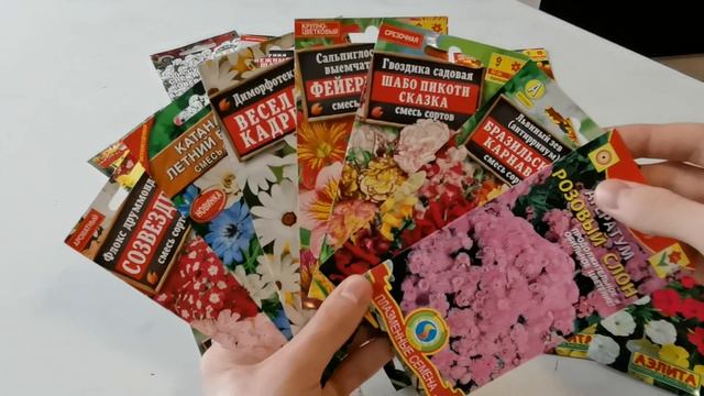 СЕМЕНА ЦВЕТОВ на 2022 год/ЦВЕТОЧНЫЕ МИКСЫ для САМОЙ КРАСИВОЙ КЛУМБЫ смотреть онлайн