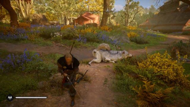Assassins Creed Valhalla - What Happens When You Kill Big White Wolf As Companion!