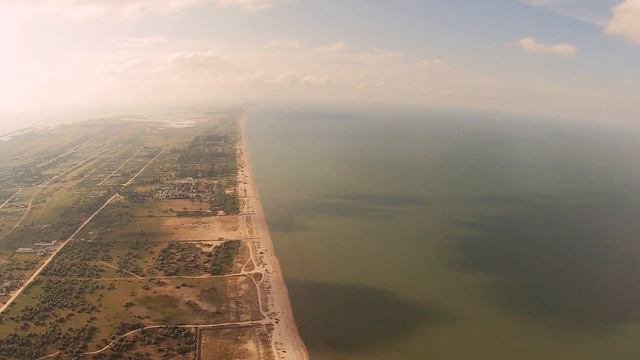 Арабатская стрелка с высоты птичьего полета