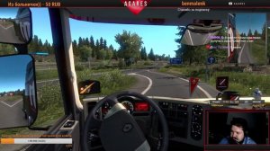 Euro Truck Simulator 2. Субботний стрим в мультиплеере. Agares!