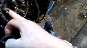 HONDA CB 1300 SC 40 СНЯТИЕ КОРЗИНЫ СЦЕПЛЕНИЯ