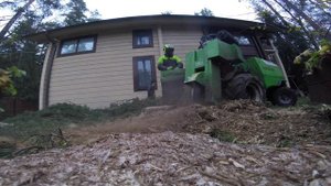 как удалить пень без корчевки ? дробление /измельчение пней