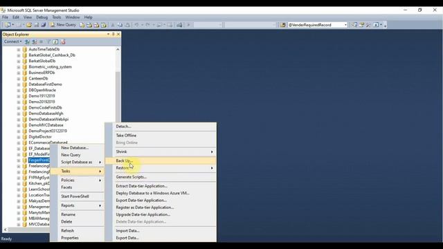 How to detach database in Sql Server