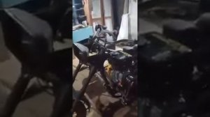 Устанавливаем двигатель от мотоблока на иж часть 2