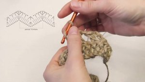 Коврик из джута крючком со СХЕМОЙ / УЗОР ЗИГ-ЗАГ / #МК ковер из джута очень подробно попетельно