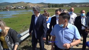 Поселок Наушки в Кяхтинском районе Бурятии в зоне подтопления