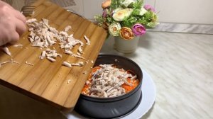 ?Салат с Маринованными Опятами?Вкусно и Просто?‼️#рекомендации #салат #грибы #маслята #еда