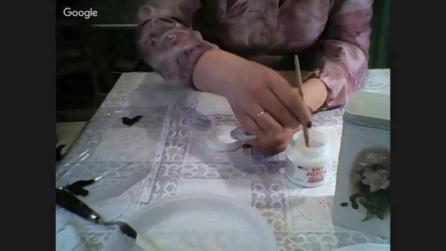 #МК Ольга Вилисова  "Жесть в декупаже". Ручная работа смотреть онлайн