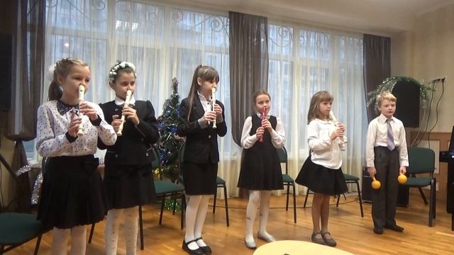 Ансамбль блокфлейт "Швейцарская песенка" и "Ча-ча-ча" смотреть онлайн