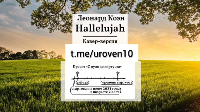 С нуля до виртуоза - Hallelujah - Leonard Cohen - кавер скрипка 2024