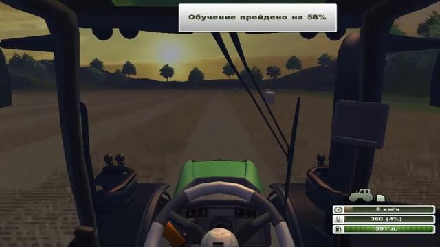 Farming Simulator 2013 (Обучение) C.7 [Урок 7: Круглый тюковщик]. смотреть онлайн