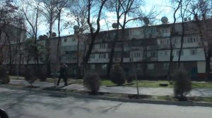 Меняющийся Душанбе. Часть 41. Улица Титова от старого аэропорта до улицы А.Дониш. Февраль 2018
