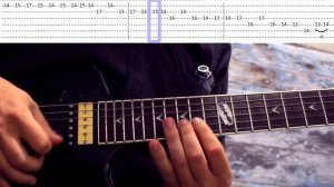 Как Играть второе СОЛО Metallica - Welcome Home (Sanitarium)! Разбор с табами. Live версия.