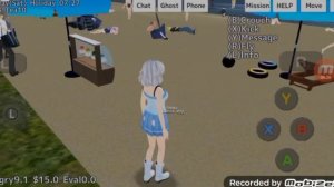 показываю как включить кровь так как многие не знают(school girls simulator)
