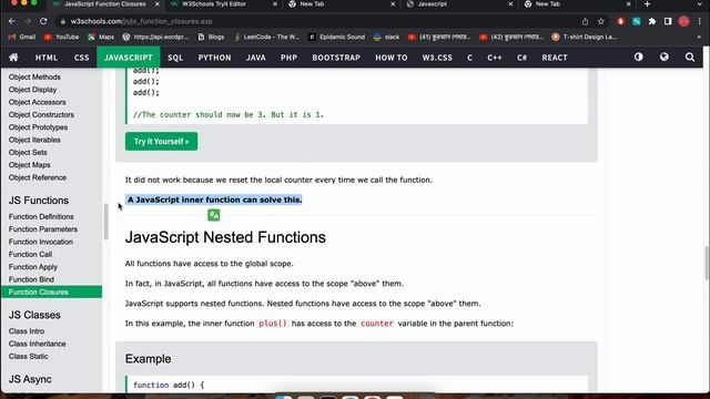 JavaScript Closures . #76