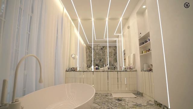 Рум Тур ванной комнаты! Какой материал использовать и как визуально расширить маленькую ванную?
