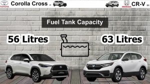 Honda CR-V 2022 VS Toyota Corolla Cross 2022 Full Detail Comparison