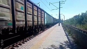 Со старым гудком! Электровоз ВЛ80Т-785 с грузовым поездом