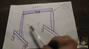 Кран своими руками для гаража 1 часть