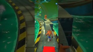 Crash Bandicoot: со всех ног! Прохождение испытания за красный Алмаз (Сломай все ящики!)