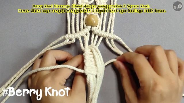 Macrame Curtain Tie Back | Macrame Tutorial