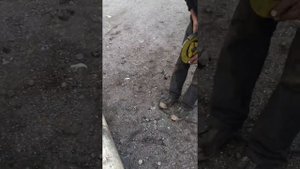 Режем ацетиленовый баллон 1часть .