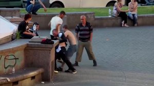 Алкаши дерутся Питере. Разборки Питерские .