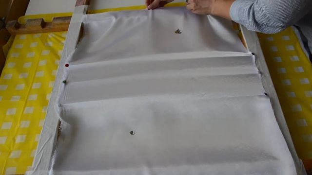 Натягивание ткани на подрамник смотреть онлайн