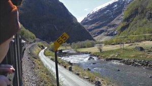 Фломская железная дорога Норвегия I The Flåm railway Norway