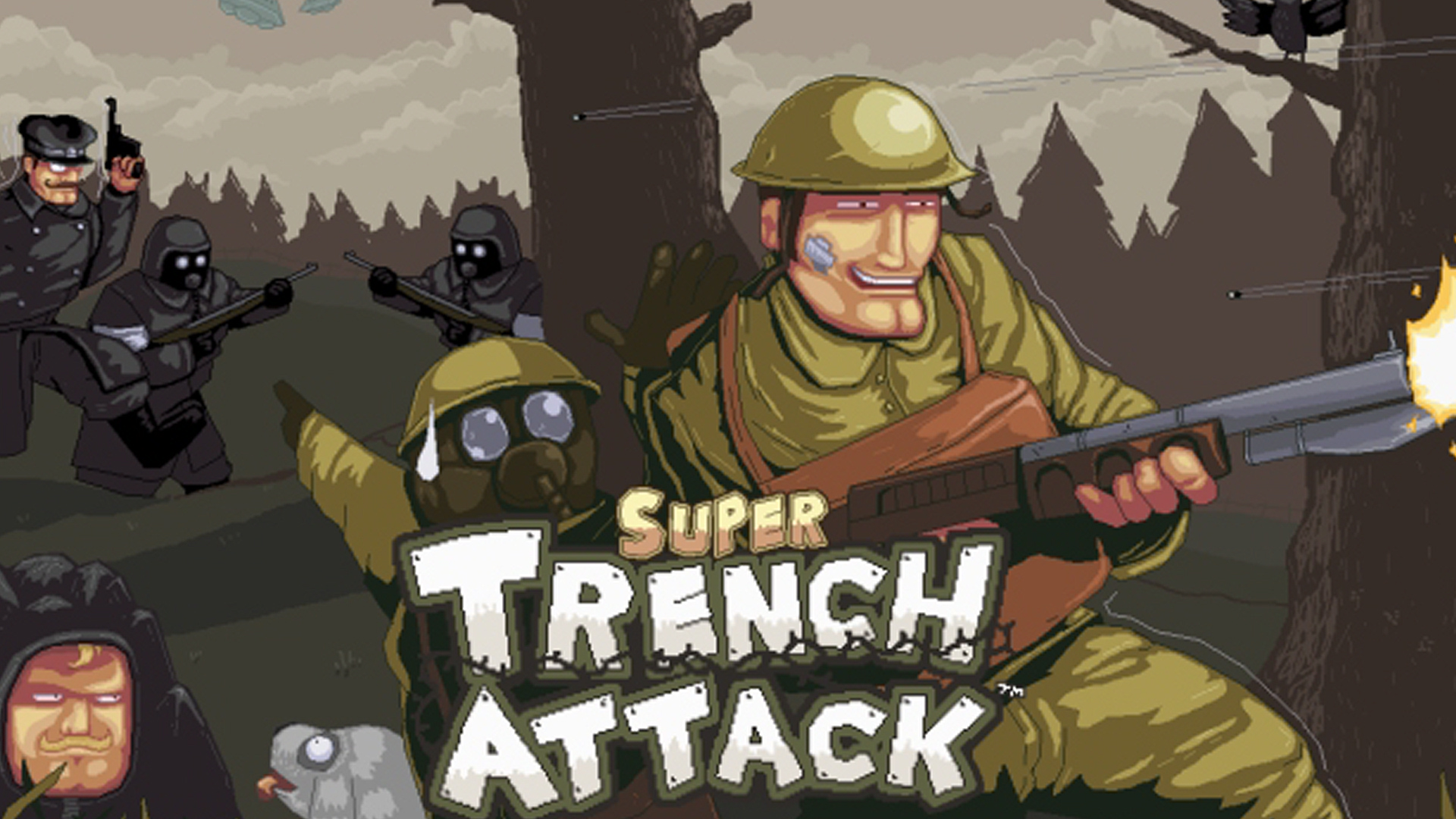 Прохождение Super Trench Attack! - Часть 1