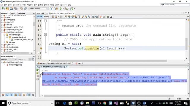 HANDLING NULL POINTER EXCEPTON IN JAVA (URDU / HINDI) смотреть онлайн