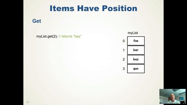 List ADT смотреть онлайн