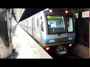 Метровагон 81 717.6 в Екатеринбурге.