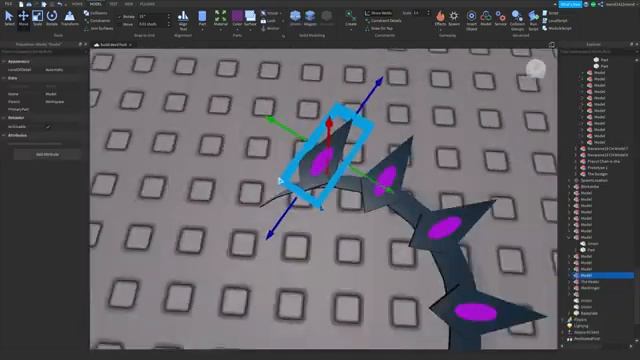 Speed Build : Model 18 The Durendal - Roblox Studio смотреть онлайн
