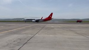 Первый регулярный рейс "Ижавиа в Махачкалу