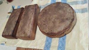Выпечка в русской печи ;бездрожжевого хлеба, курицы с яблоками 🍏,тыквой и картошкой...🤗👍