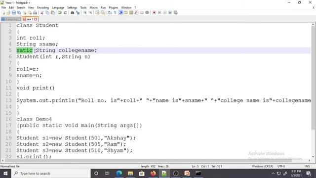 Static variable in java Programming смотреть онлайн