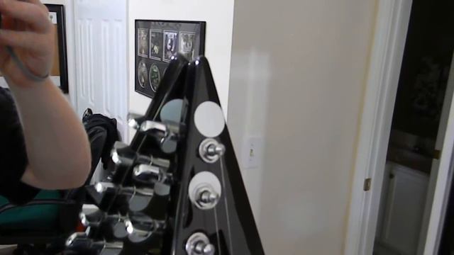 Randy Rhoads RR Style Polka Dot Flying V from ebay + Aliexpress Chinese Copy смотреть онлайн