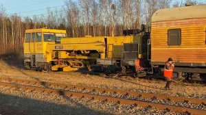 2021 Работа тепловоза. Необычный груз и поезд (2 часть)