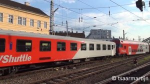 OBB 2070 041-6 mit City Shuttle wagen im Wien Westbahnhof 24-07-2014