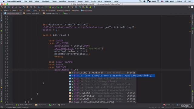 144. JAVA App Number 11 Part5 Create a complete game by using Control Statements смотреть онлайн