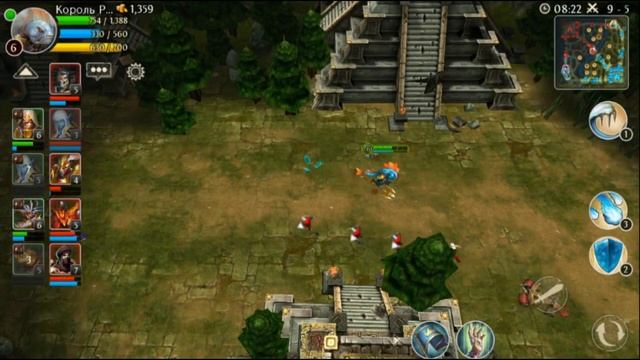 Игра Heroes of Order & Chaos обзор персонажа King Reega смотреть онлайн