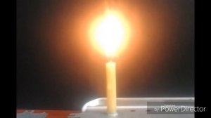 Горение свечи в ×8 темпе