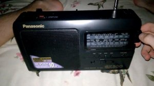 Радиоприёмник Panasonic GX500 (СВ диапазон ночью 2018)