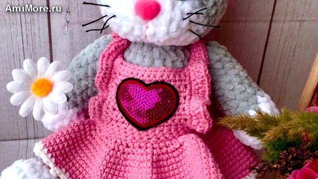 Амигуруми: схема Кошечка Модница. Игрушки вязаные крючком - Free crochet patterns. смотреть онлайн