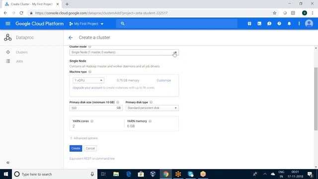 HOW TO CREATE DATAPROC CLUSTER IN GOOGLE CLOUD смотреть онлайн