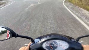 покатушки на скутере с другом, часть 2