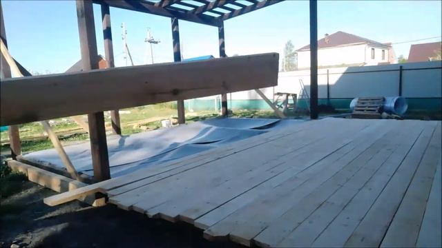 Обустройство пола на веранде смотреть онлайн