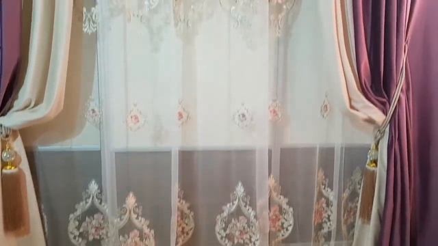 КРАСИВЫЙ, РОСКОШНЫЙ ТЮЛЬ С ВЫШИВКОЙ!ГОТОВЫЕ КОМПЛЕКТЫ ШТОР С КРАСИВЫМ ТЮЛЕМ НА ЗАКАЗ!ДОСТАВКА ПО СН смотреть онлайн